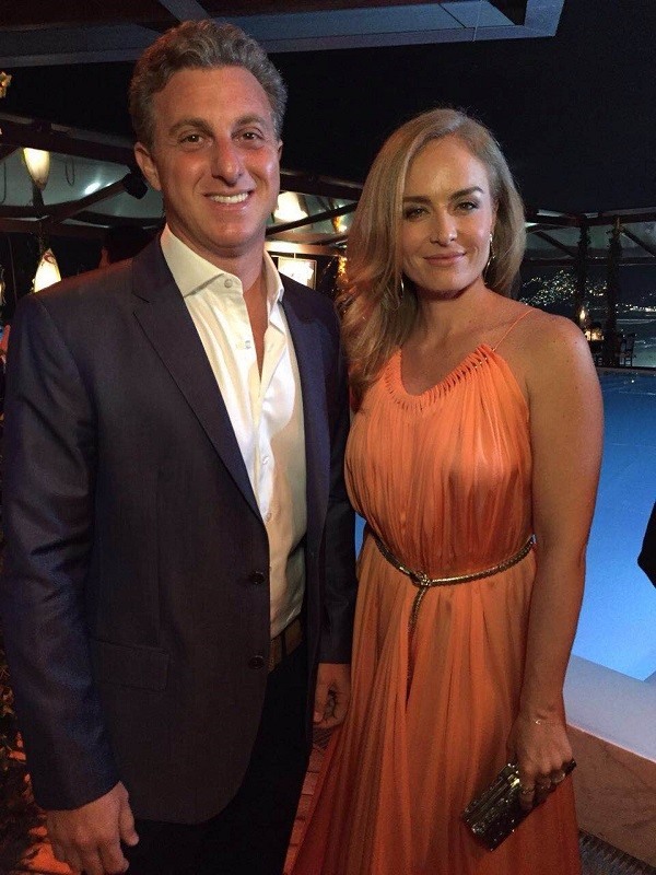 Angélica e Luciano Huck estavam entre os convidados do leião da Brazil Foundation (Foto: Bruno Astuto)