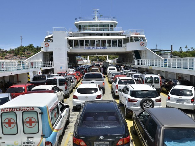 O Sistema Ferry-Boat vai operar com sete embarcações para as travessias entre Salvador e a Ilha de Itaparica (Foto: Ascom/Seinfra)