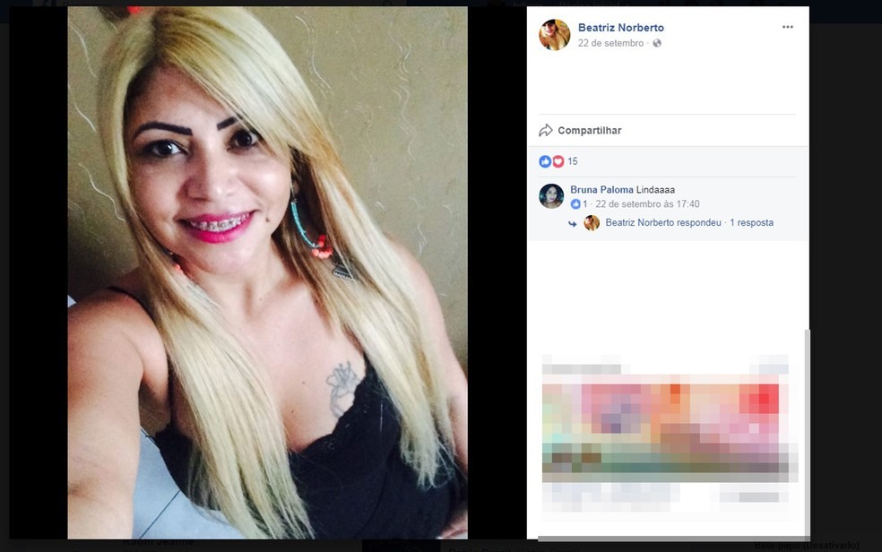 Mulher morreu após cair de sacada de varanda, em pousada na cidade de Porto Seguro (Foto: Reprodução/ Facebook)