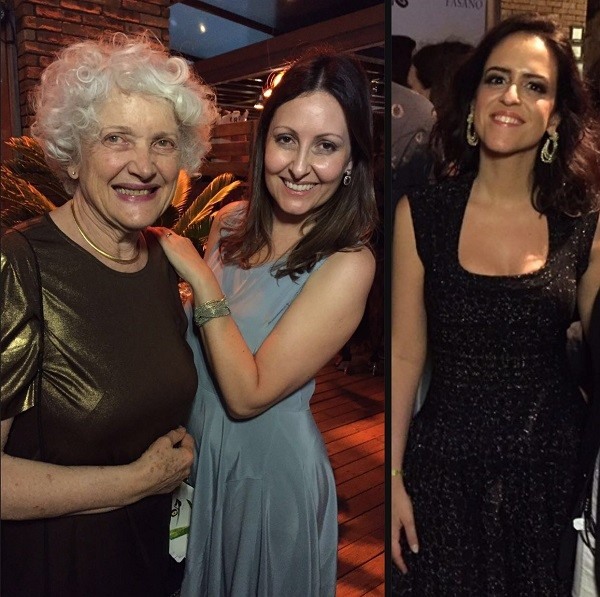 Leona Formann, Patricia Lobaccaro e Paula Bezerra de Mello: as grandes benemerentes da noite (Foto: Bruno Astuto)