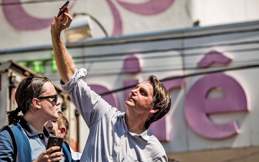 O deputado Jair Bolsonaro, candidato do PSL Ã  PresidÃªncia da RepÃºblica (Foto: Alex Tristante/Futura Press/EstadÃ£o ConteÃºdo)