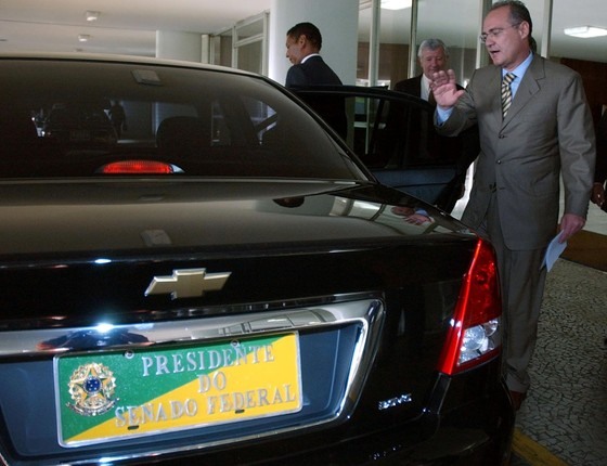 Carro utilizado pelo Presidência do Senado Federal (Foto: Fábio Rodrigues Pozzebom/ABr)