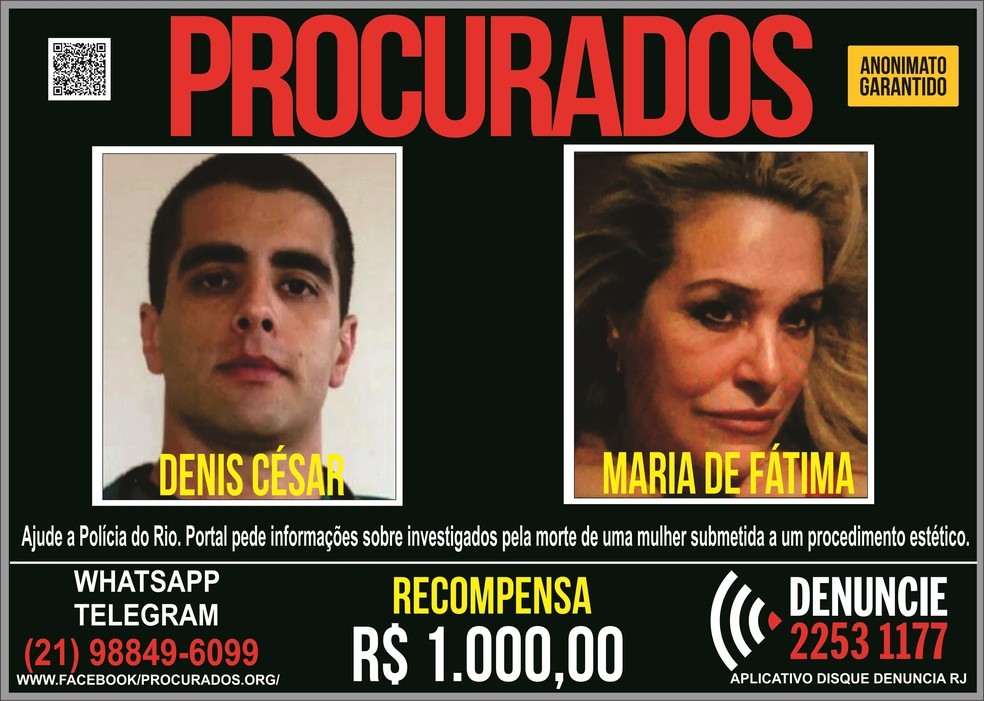 Disque DenÃºncia divulga cartaz com foto de mÃ©dico procurado (Foto: DivulgaÃ§Ã£o )