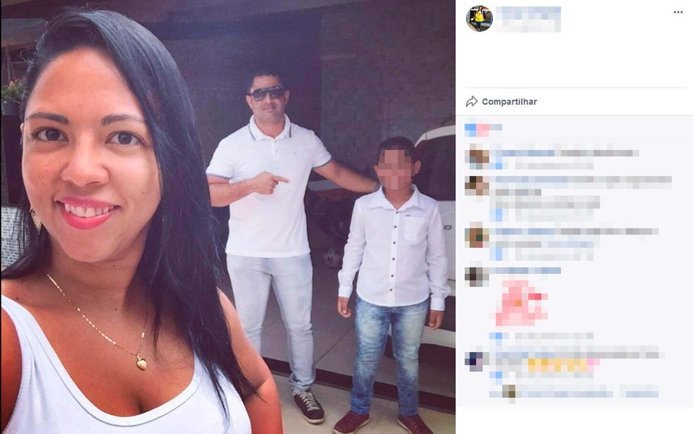 Mulher foi morta pelo ex-marido na frente do filho do casal, em Valença, na Bahia (Foto: Reprodução/Facebook)