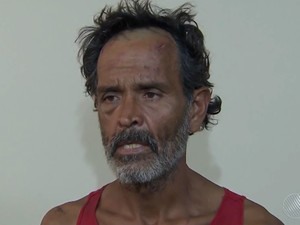 Turista que se identificou como chileno foi preso ao transportar bebê em saco de lixo na Bahia (Foto: Reprodução/ TV Bahia)