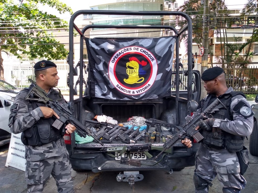 BatalhÃ£o de Choque participou de operaÃ§Ã£o no Fallet-Fogueteiro â?? Foto: DivulgaÃ§Ã£o