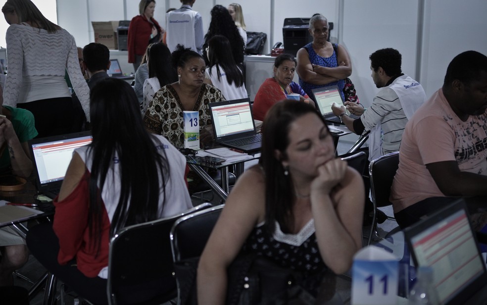 FeirÃ£o Limpa Nome da Serasa Ã© realizado em Salvador  â?? Foto: Caio Kenji / G1