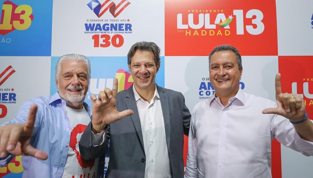 Resultado de imagem para Oficializado como candidato a presidente, Haddad volta Ã  Bahia neste sÃ¡bado (15)