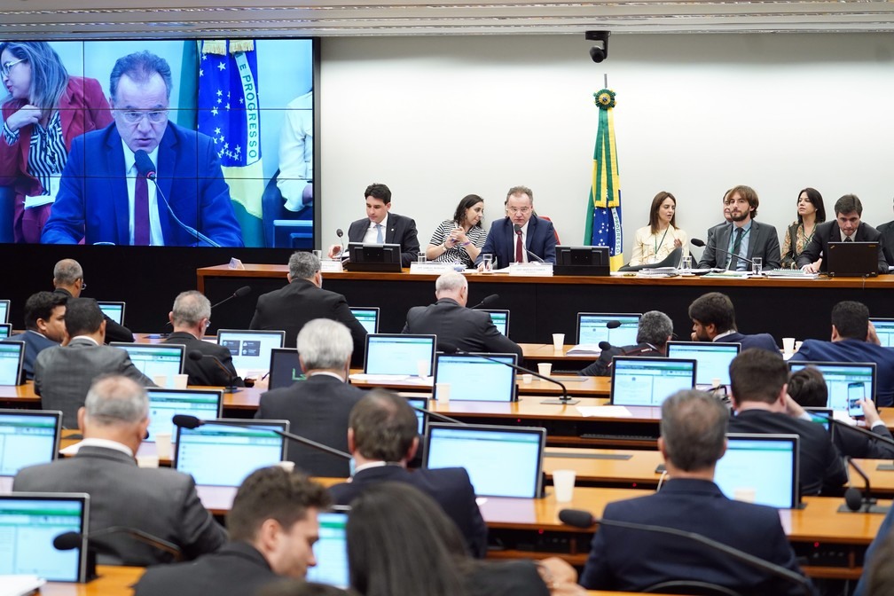 ReuniÃ£o para leitura do voto complementar do relator da reforma da PrevidÃªncia, deputado Samuel Moreira (PSDB-SP) â?? Foto: Pablo Valadares/CÃ¢mara dos Deputados