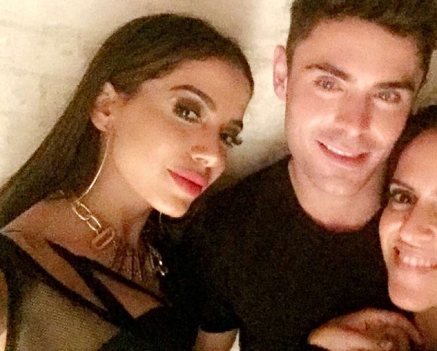 Anitta e Zac Efron (Foto: snapchat/reprodução)