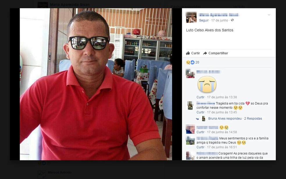 Homem morreu apÃ³s comer doce, na cidade de SaÃºde, norte da Bahia â?? Foto: ReproduÃ§Ã£o/ Facebook