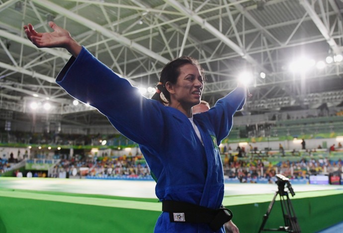 Lucia Teixeira x Inna Cherniak judô final paralimpíada rio 2016 (Foto: André Durão)