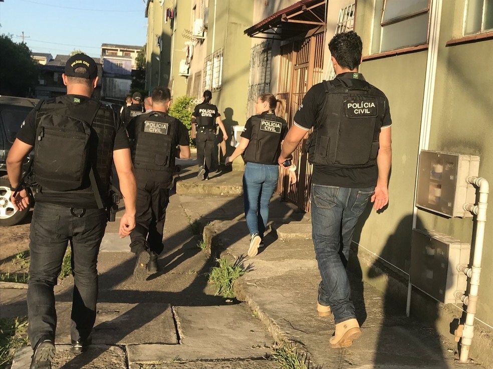 OperaÃ§Ã£o visa desarticular grupo criminoso responsÃ¡vel pelo trÃ¡fico de drogas e homicÃ­dios â?? Foto: PolÃ­cia Civil/divulgaÃ§Ã£o