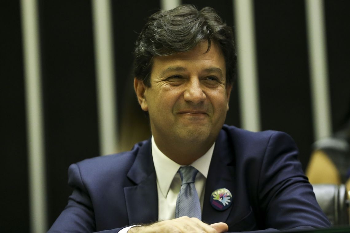 O ministro da SaÃºde, Luiz Henrique Mandetta, participa da sessÃ£o solene no Congresso Nacional hoje (27), pela manhÃ£, para lembrar o Dia Mundial das DoenÃ§as Raras