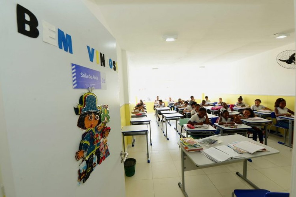 Escola municipal em Salvador (Foto: Valter Pontes/Prefeitura de Salvador)