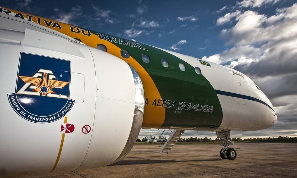 Um dos aviÃµes da Embraer que transportam autoridades e ajudam em comitivas â?? Foto: AGÃ?NCIA FAB/SGT JOHNSON