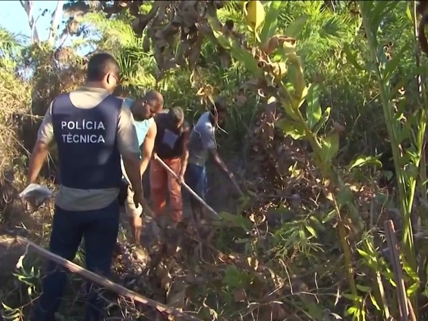 Irmãos foram encontrados mortos enterrados em fazenda na Bahia (Foto: Reprodução/TV Subaé)