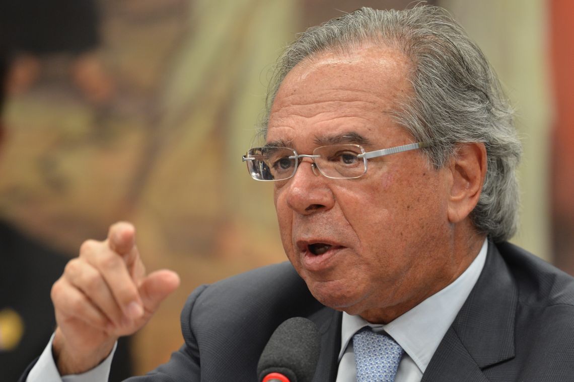 O ministro da Economia, Paulo Guedes, participa de audiÃªncia pÃºblica na ComissÃ£o Especial da CÃ¢mara que analisa a proposta de emenda Ã  ConstituiÃ§Ã£o da reforma da PrevidÃªncia.