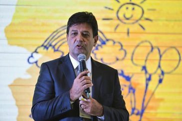 O ministro da SaÃºde, Luiz Henrique Mandetta, participa do SeminÃ¡rio Internacional da Primeira InfÃ¢ncia - O Melhor Investimento para Desenvolver uma NaÃ§Ã£o, no Centro Internacional de ConvenÃ§Ãµes do Brasil (CICB), em BrasÃ­lia.