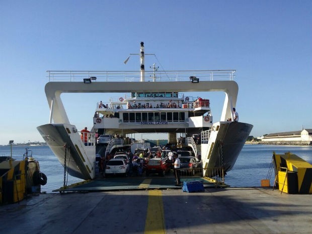 Ferry Dorival Caymmi sai lotado na tarde desta quinta-feira  (Foto: Divulgação / Internacional Travessias)