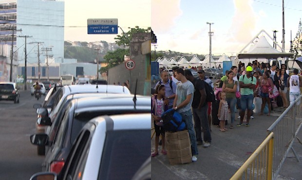 Resultado de imagem para Movimento de saída de Salvador é intenso no ferry boat e rodoviária para festas de Réveillon