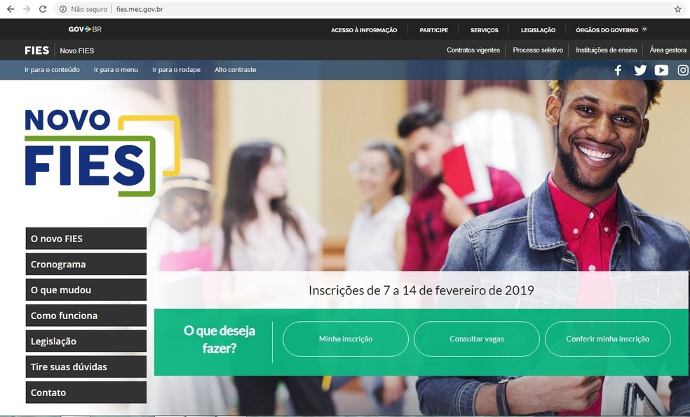 Fies ofereceu 100 mil vagas a juro zero no primeiro semestre de 2019 â?? Foto: ReproduÃ§Ã£o