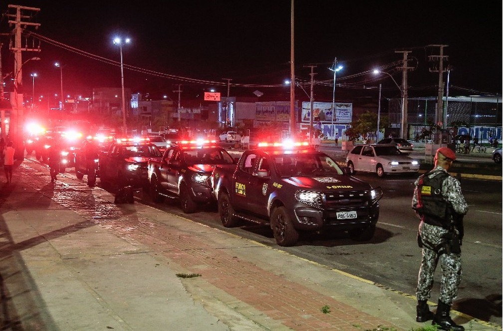 ForÃ§a Nacional reforÃ§a a seguranÃ§a no CearÃ¡ apÃ³s sÃ©rie de ataques criminosos â?? Foto: Thiago Gadelha/Sistema Verdes Mares