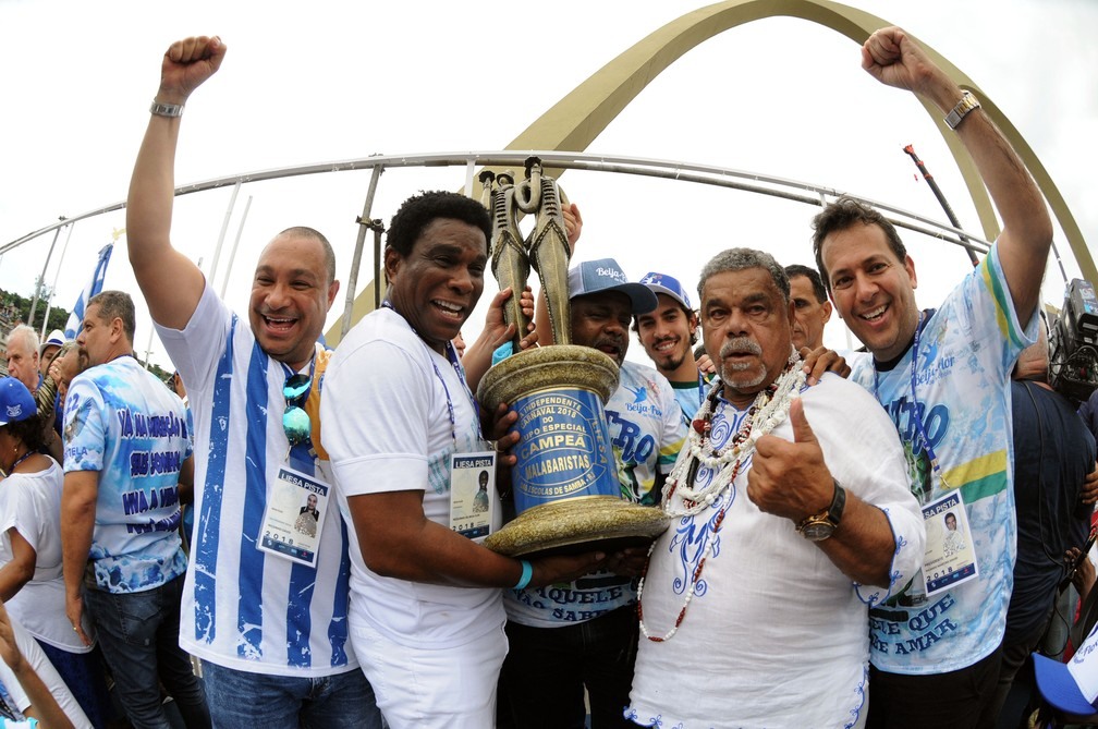 Este é o 14º título da Beija-Flor de Nilópolis (Foto: Alexandre Durão/G1)