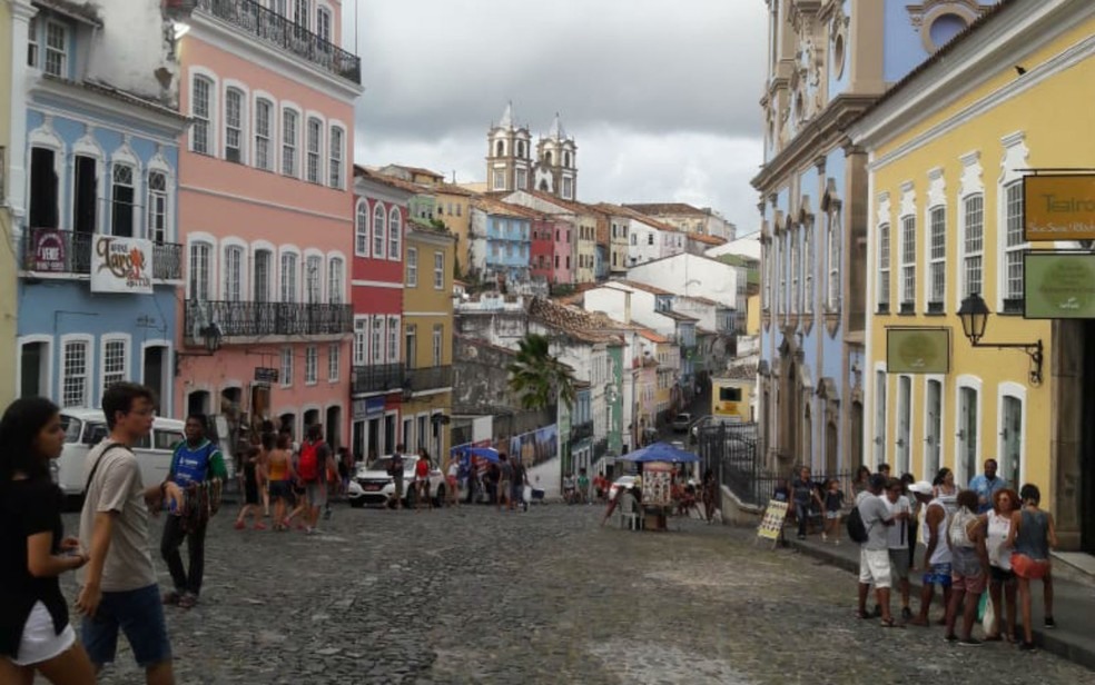 Circuito do Pelourinho, em Salvador  â?? Foto: Alan Oliveira/G1