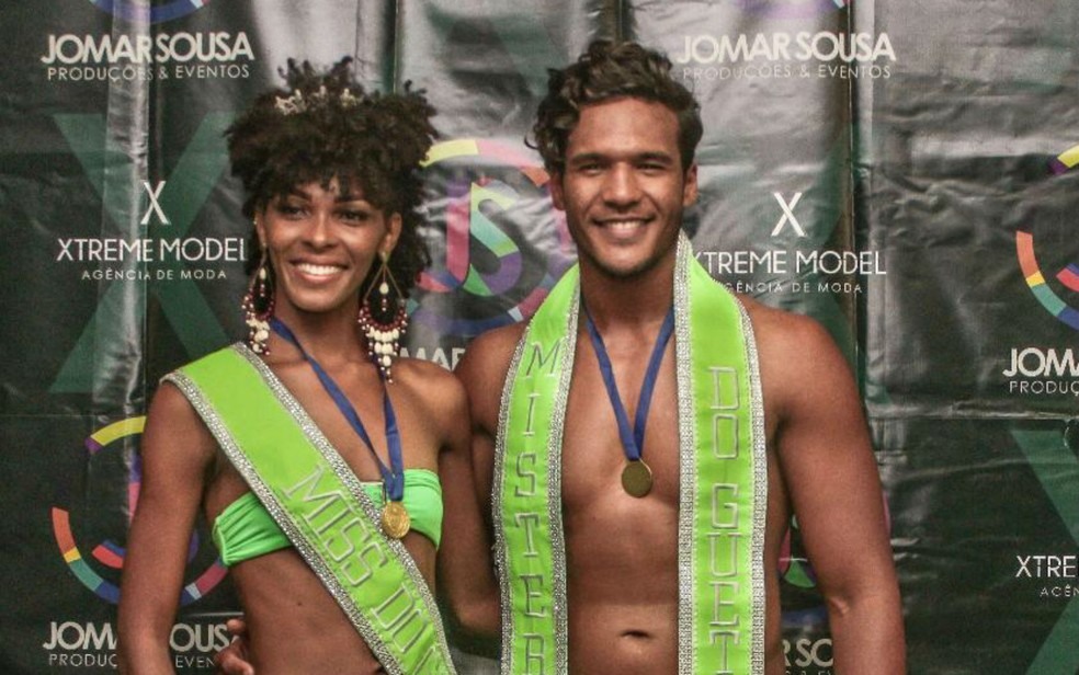 Natally Sousa e Jeferson Lima foram eleitos Miss e Mister Guetto  â?? Foto: DivulgaÃ§Ã£o