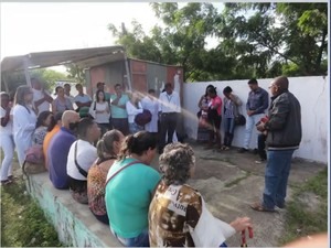 Greve de hospital em Castro Alves (Foto: Reprodução/TV Bahia)