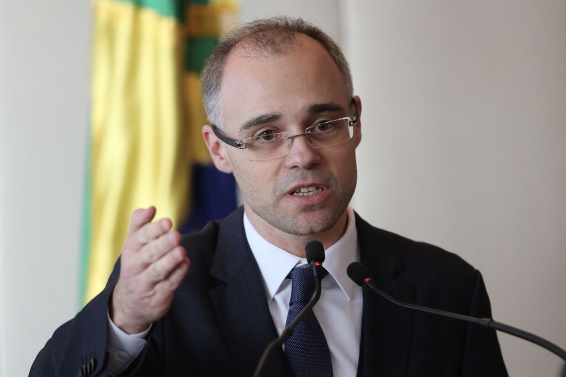 O advogado-geral da UniÃ£o, AndrÃ© MendonÃ§a participa do lanÃ§amento do Portal do ObservatÃ³rio Nacional. 