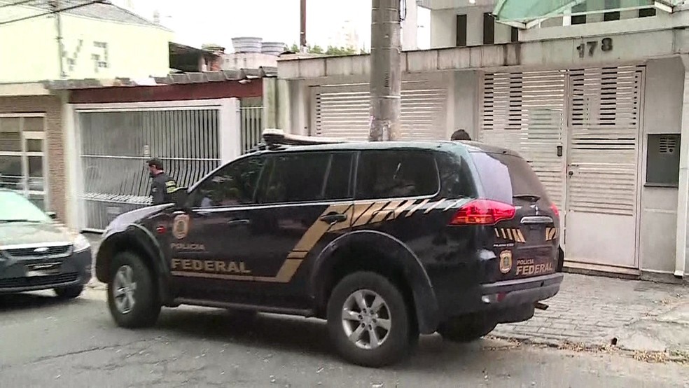 PF cumpre mandados de prisÃ£o em operaÃ§Ã£o (Foto: ReproduÃ§Ã£o/TV Globo)