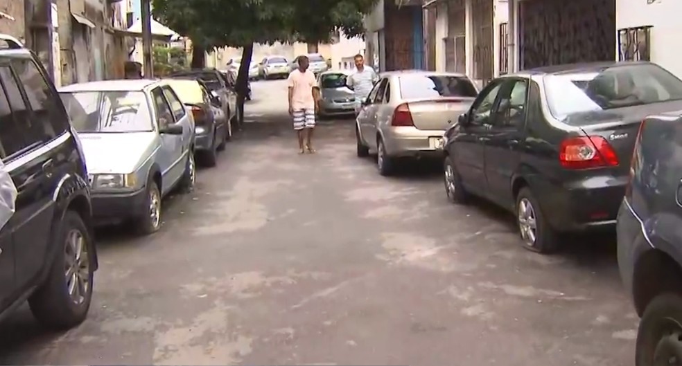 caso ocorreu na Rua LÃ­ngua de Vaca â?? Foto: ReproduÃ§Ã£o/TV Bahia