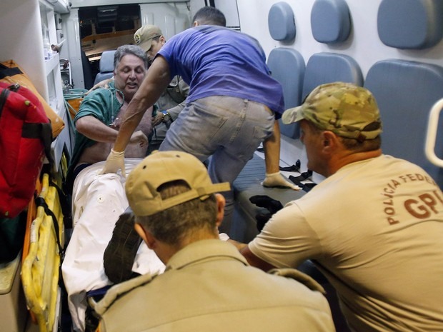 Anthony Garotinho é transferido de hospital para presídio em Bangu no Rio (Foto: Alexandre Cassiano/Agência O Globo)