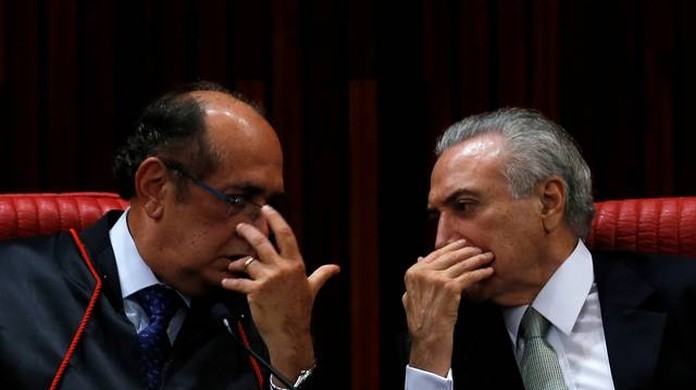 Resultado de imagem para A uma semana do julgamento da restriÃ§Ã£o do foro no STF, Temer se reÃºne com Gilmar Mendes