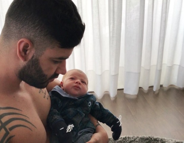 Gusttavo Lima e Gabriel (Foto: Reprodução/Instagram)