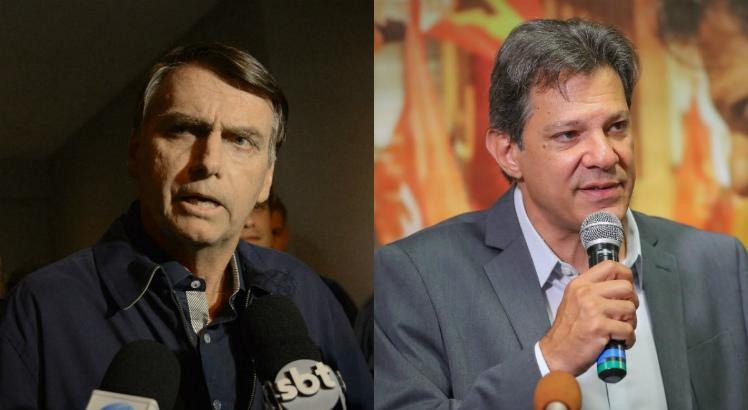 Resultado de imagem para Bolsonaro e Haddad tÃªm propostas antagÃ´nicas para direitos humanos