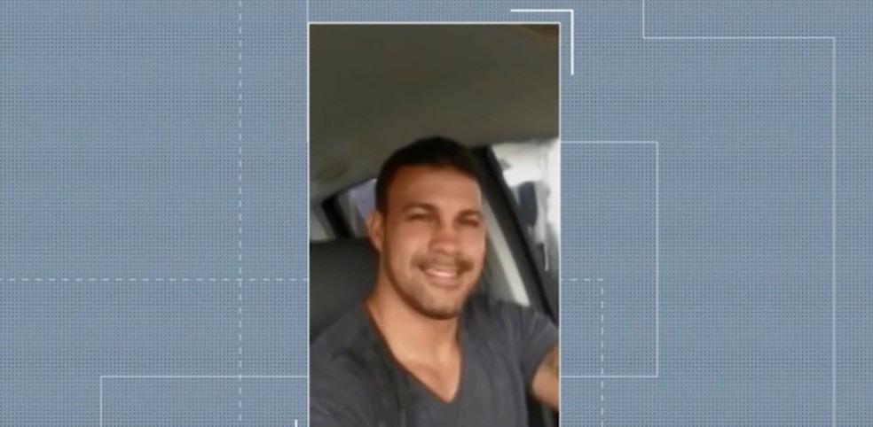 Hebert Menezes de Amorim Neto, de 33 anos, foi morto a tiros por PM, dentro de shopping, em Alagoinhas â?? Foto: ReproduÃ§Ã£o/ TV SubaÃ©