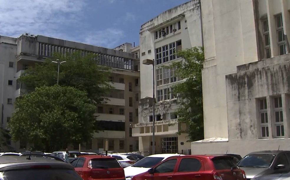 Hospital das ClÃ­nicas, em Salvador â?? Foto: ReproduÃ§Ã£o/TV Bahia