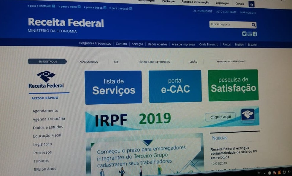 DeclaraÃ§Ã£o Imposto de Renda Mogi â?? Foto: Beatriz Andreoli / G1