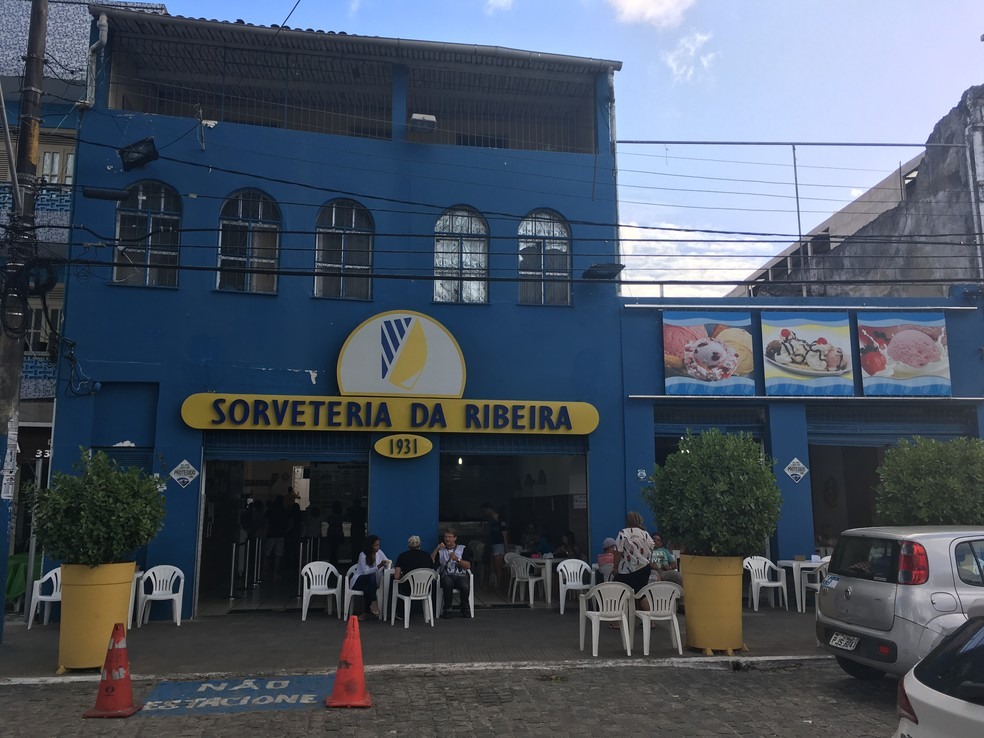 Sorveteria da Ribeira (Foto: Valma Silva/G1 BA)