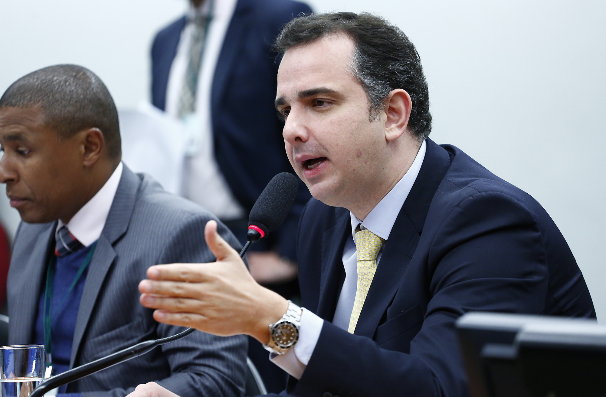 Reunião Ordinária. Presidente da CCJC, dep. Rodrigo Pacheco (PMDB-MG)