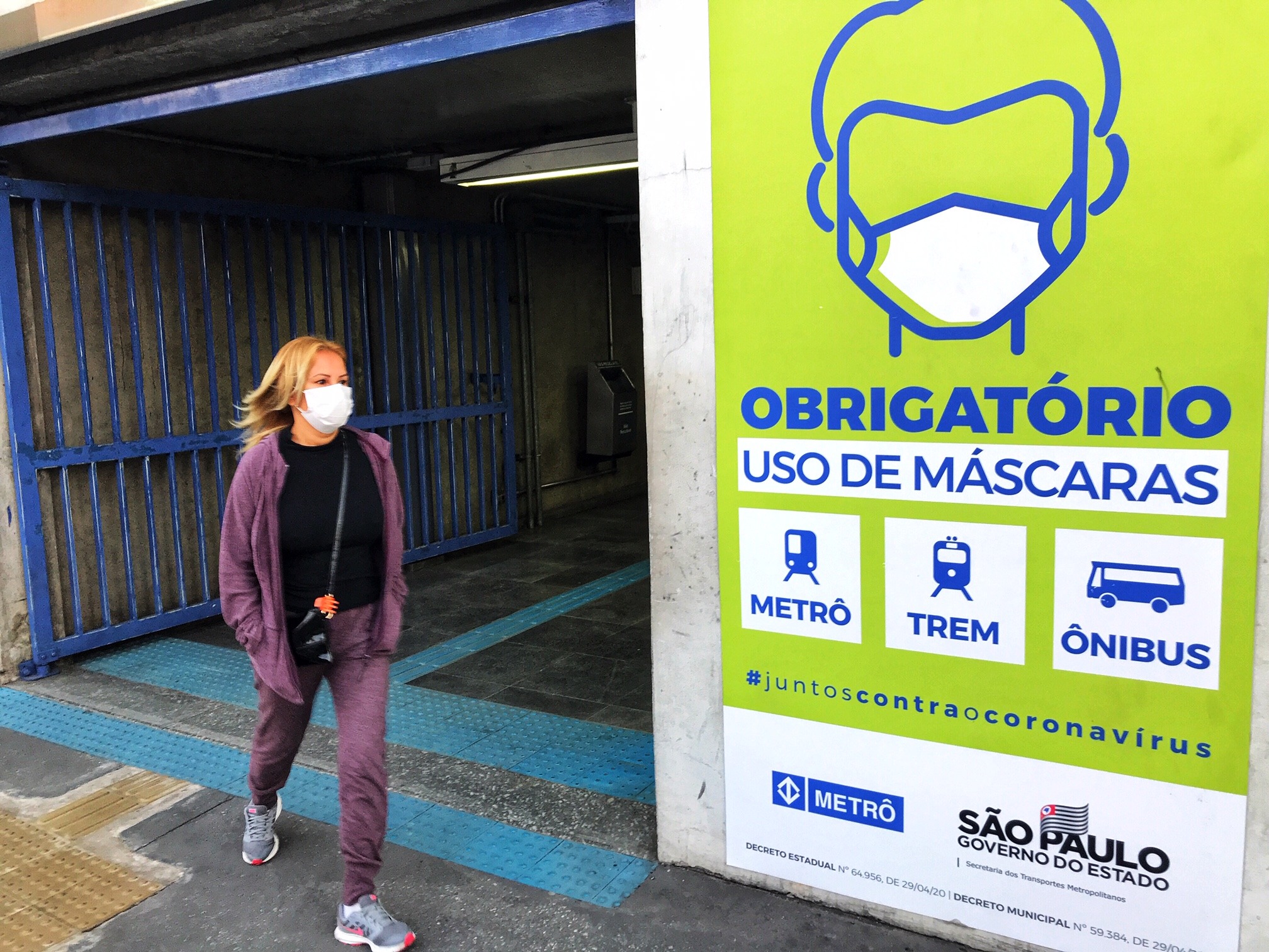 Saúde - coronavírus - Covid-19 pandemia máscaras transportes coletivos ônibus trens metrô prevenção contágio contaminação