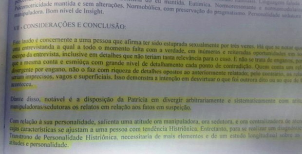 Laudo atesta que jornalista é mitomaníaca (Foto: Reprodução)