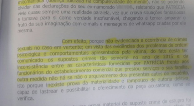 G1 teve acesso ao laudo que indica que jornalista teria mitomania (Foto: Reprodução)