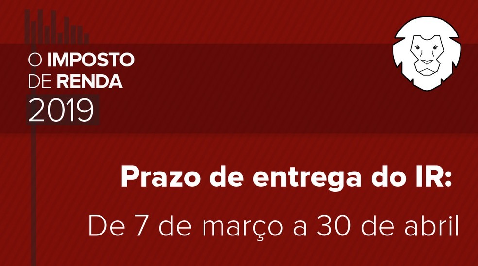 Imposto de renda selo prazo â?? Foto: Wagner MagalhÃ£es/Arte G1