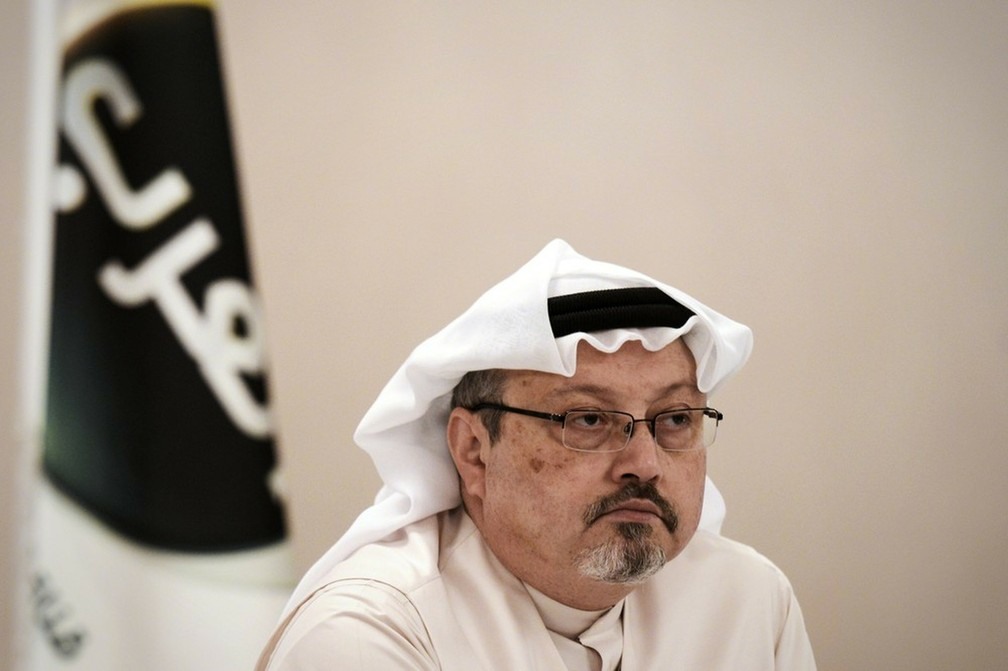 Jamal Khashoggi, jornalista crÃ­tico ao governo da ArÃ¡bia Saudita, desapareceu apÃ³s entrar no consulado do seu paÃ­s em Istambul â?? Foto: Mohammed al-Shaikh/AFP