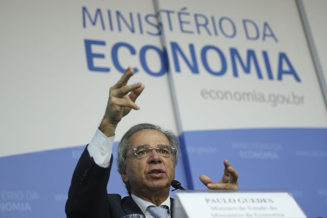 O ministro da Economia, Paulo Guedes, abre o seminÃ¡rio Produtividade e Crescimento EconÃ´mico no Brasil