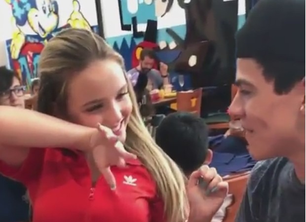 Larissa Manoela e Thomaz Costa (Foto: Reprodução/Instagram)